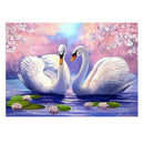 Swan DIY 5D Diamond Painting Rhinestone Embroidery Cross Stitch Arts Craft
