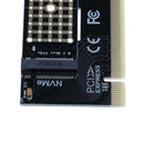 M.2 NVMe SSD NGFF TO PCI-e 3.0 X16 adapter M-Key interface card Full speed