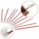 20PCS 10mm 2 Pin Single Connector Adapter cable For 5630 5050 LED Strip Lig K9X8