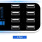 USB 8 Multi-Port Adapter Desktop Wall Charger Smart LED Display Charging Sta Bj
