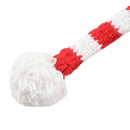 Christmas Crochet Knit Baby Photo Hat White Red H6T4
