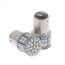 2Pcs Red Light 1157 BAY15D 50 SMD 1206 LED Car Tail Stop Brake Lamp Bul@