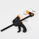 6 Inch Wood Working Bar F Shape Clamp Grip Ratchet Release Squeeze DIY Hand