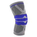 New Gray Elastic Knee Support Bracket Kneepad Adjustable Patella Knee Pad B