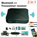 Bluetooth Wireless Audio Transmitter Receiver HiFi Music Adapter AUX RCA 2 in 1