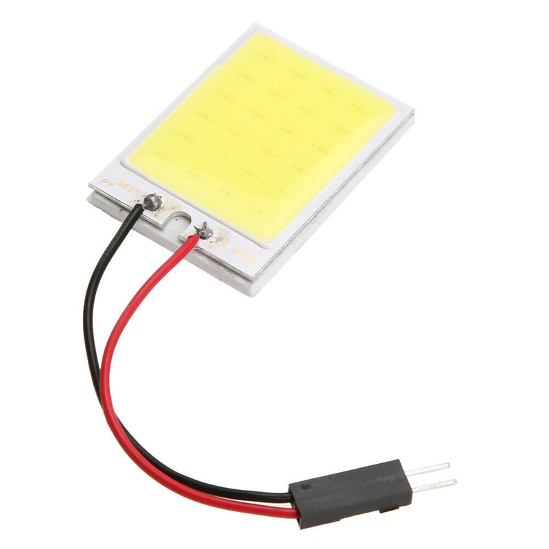 2pcs Xenon HID White24 COB LED Dome Map Light Bulb Car Interior Panel Lamp