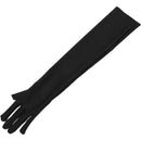 5X(Lady Satin Gloves Formal Party Festival Long Black V5V2)