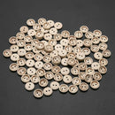100 Pcs/Bag 2 Holes Wooden Buttons Handmade Letter Love Scrapbooking For We