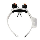 Double LED Lights Magnifier Eye Glasses Watch Repair Loupe Magnifying Glass