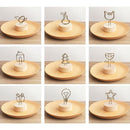 Bulb Shape Clip Place Card Photo Name Note Memo Recipe Holder Table Display