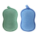 BabaMate Natural Bamboo Baby Bath Sponge-2 Pack-Ultra Soft & Absorbent Spon