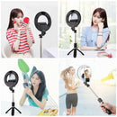 Selfie LED Ringlight,Tripod Stand,Cellphone Holder for Live