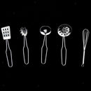 Kids Kitchen Cookware Set C - 12 Stainless Steel Cooking Tools for Role Play