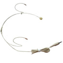 Practical Head-Mounted Vocal Microphone Mic 120cm Cable Beige
