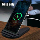 Wireless Charger Fast Charging Dock Phone Desktop Holder Stand For iPho L0Z1