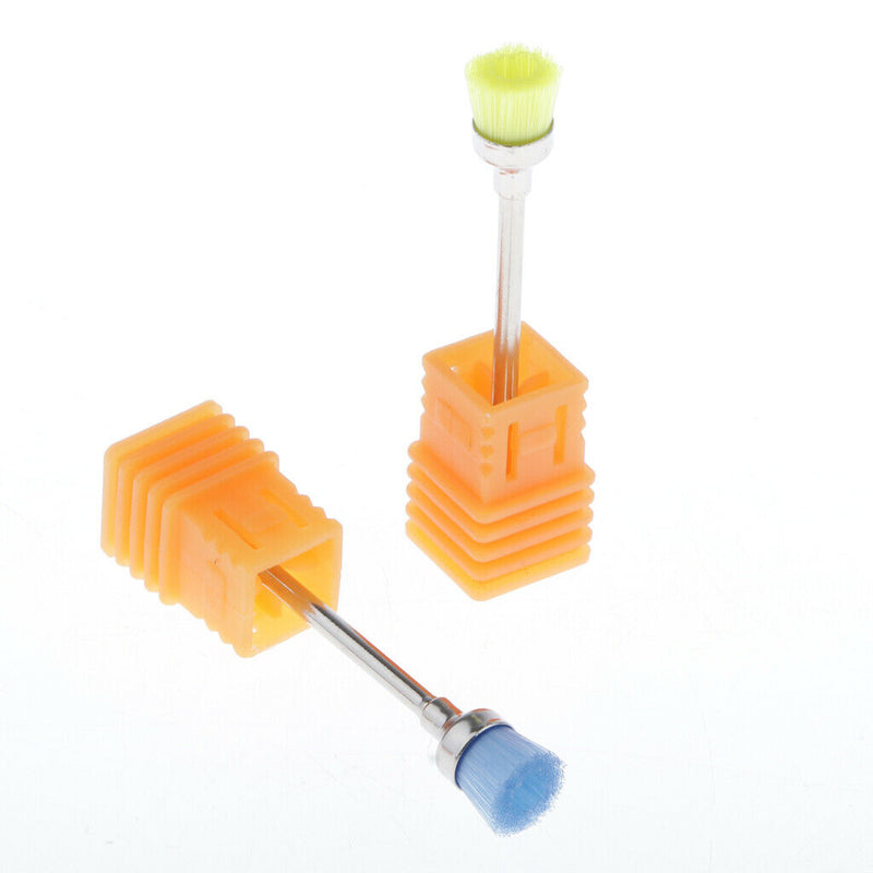 Nail Art Drill Bit Cleaning Brush, 7pcs Electric Machine Files Remover Manicure