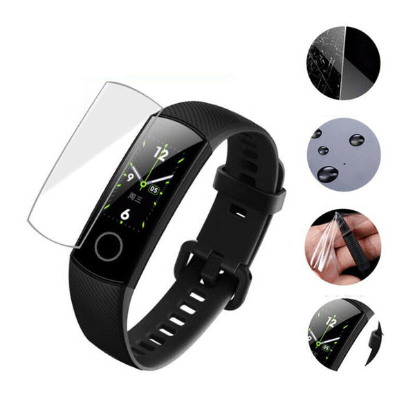 9pcs Shockproof Screen protector HD Clear Soft TPU Film for Huawei Honor Band 5