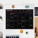 Magnetic Dry Erase Calendar Set 16X12 Inch Whiteboard Weekly Planner Organi A4T8