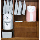 2Pcs Foldable Storage Bag Clothes Blanket Quilt Sweater Organizer Box Pouches