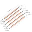 23Pcs Clay Shaping Tools Ball Stylus Dotting Tools For Pottery Sculpture Ro P2Z2