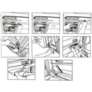 4Pcs Panel Trim Dash O Removal Pry Tool Repairing Plastic Car Radio Door Clip FT