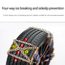 Car Steel X Shaped Truck Anti Skid Safe Tire Snow Chain Winter Strap Emergency