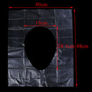 6Pcs/set disposable toilet seat cover mat travel waterproof toilet plastic pB3C