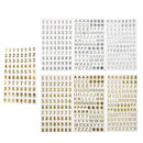 7Pack Self Adhesive Alphabet Letters Numbers Scrapbooking DIY Craft Stickers