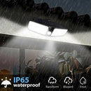 100 LED Solar Power Light Outdoor Motion Sensor Garden Wall Lamp Waterproof