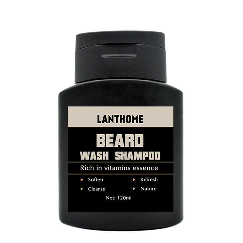 Lanthome Vitamin Wash Shampoo Hair Beard Care Men'S Gift Beard Assistance M X1Y3