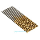 50Pcs/Set 1-3mm Titanium Coated HSS High Speed Steel Drill Bit For Woodworking