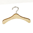 10Pcs 1/6 BJD Clothing Rack Wooden Hanger Metal Hooks Closet Accessories