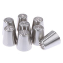 8pcs/set Stainless Steel Nozzles Set DIY Cake Decorating Tips Set MouthB Ew