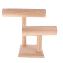 Wood T-Bar Jewelry Display Stands for Necklace Bracelet Chain Wristwatch Holder