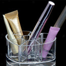 6-Slot Compact Personal Lipstick Display Stand Cosmetics Holder Heart-shape