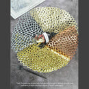 Placemat For Dining Table Pvc Plastic Hollow Insulation Round Baroque Medit E1T2