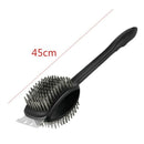 Stainless Steel Convenient 3-In-1 Multi-Purpose Grill Cleaning Brush With L