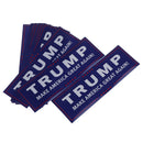 10Pcs/set Donald Trump for President Make America Great Again Bumper StickerBX