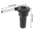 Electric Barbecue BBQ Grill Fan Camping Cooking Air Fire Blower Gun Outdoor>JC3C