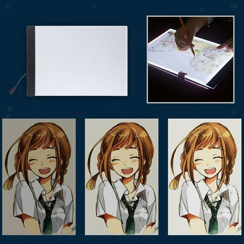 LED Light Box A5 Holder Drawing Tracing Board For Artist Animation Accessory