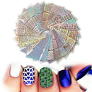 24pcs Nail Art Stickers Waterproof Salon Nail Beauty Trandfer Decoration