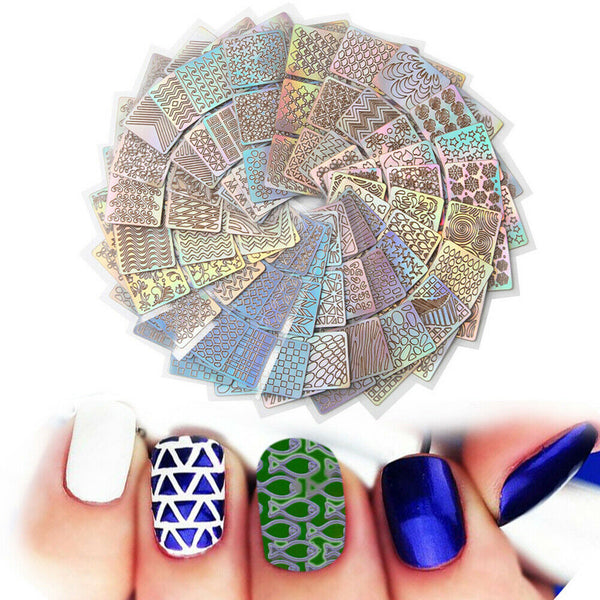 24pcs Nail Art Stickers Waterproof Salon Nail Beauty Trandfer Decoration
