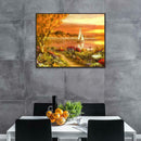 5D DIY Full Drill Diamond Painting Sunset Embroidery Mosaic Craft Kit Decor