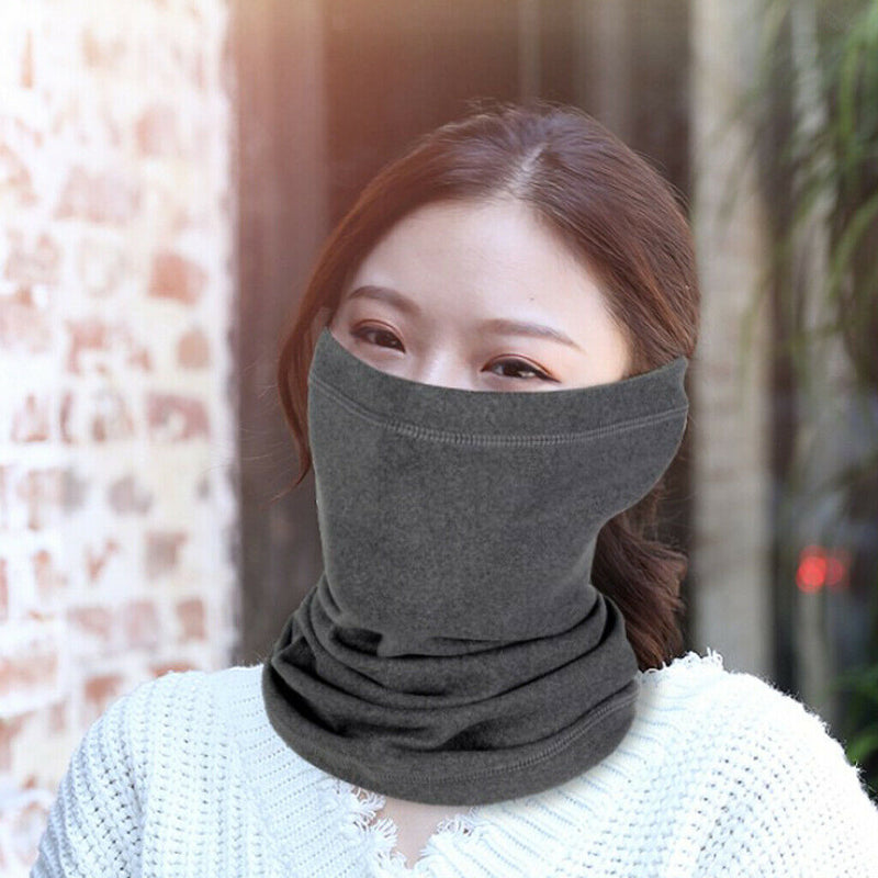 2 Pieces Silky Outdoor Motorcycle Balaclava Scarf Ski Neck Gaiter Headwear