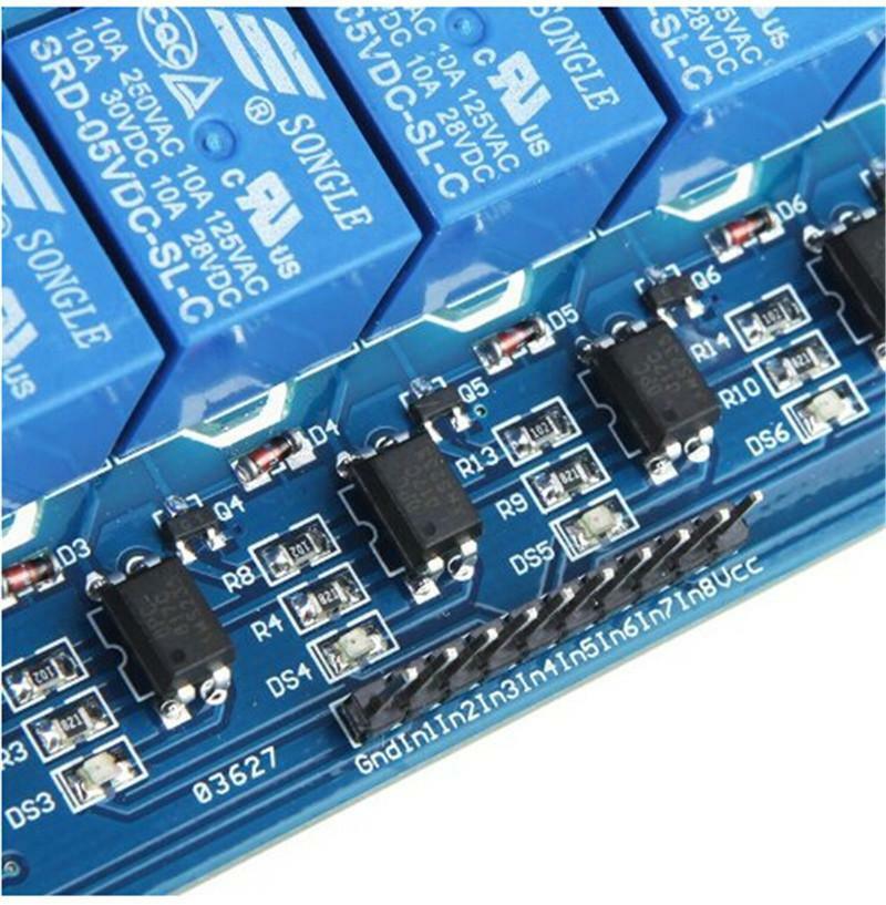 Precision 8-Channel 5V Relay Shield Module Board Optocoupler For Ardu TwJCAU Kw