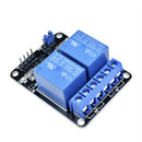 5X(1Pcs 12V 2 Channel Relay Module Shield For Arduino Arm Pic Avr Dsp Elec V3M5)