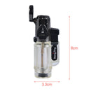 1pc 3 Nozzles Torch Gas Lighter Windproof Jet Butane Turbo Lighter 3 Fi%!