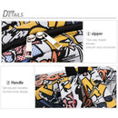 Backpack Cartoon Street Graffiti Canvas Backpack Girl Female Best Travel Ba U5L7