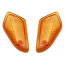 2pcs Yellow Rear Indicator Turn Signal Light Lens Cover Shell Left and Right for