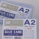Pack of 50Pcs Plastic Pocket Wallet ID Card Pass Badge Holder Case Sleeves A2